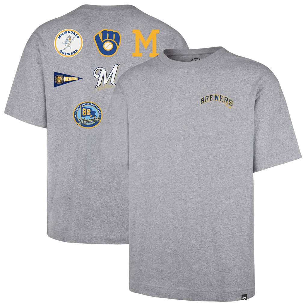 '47 Milwaukee Brewers Heather Gray History Lock Foundation T-Shirt