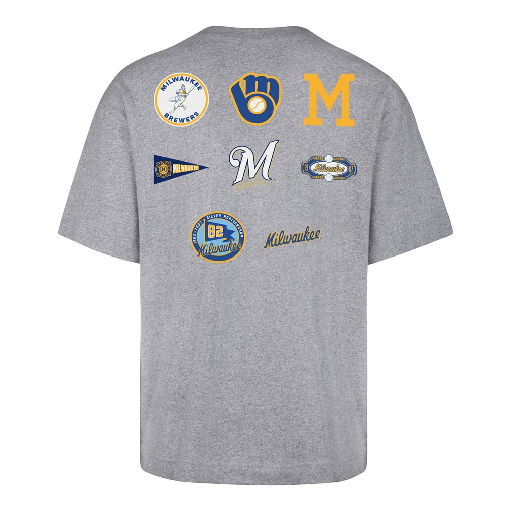 '47 Milwaukee Brewers Heather Gray History Lock Foundation T-Shirt