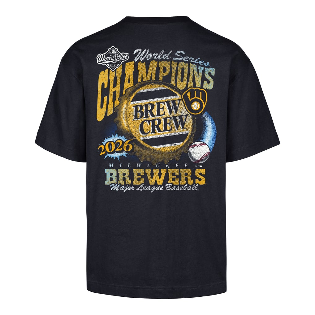 Men's Milwaukee Brewers '47 Navy 2026 World Series Champions Bottle Cap ...