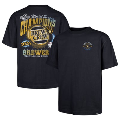 Milwaukee Brewers '47 2026 World Series Champions Bottle Cap Foundation T-Shirt - Navy
