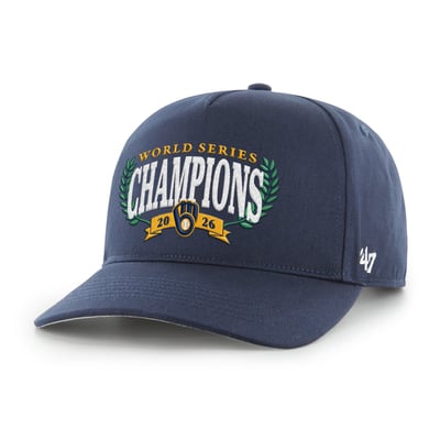 Milwaukee Brewers '47 2026 World Series Champions Hitch Adjustable Hat - Navy