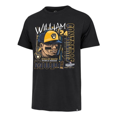 William Contreras Milwaukee Brewers '47 2026 World Series MVP T-Shirt - Black