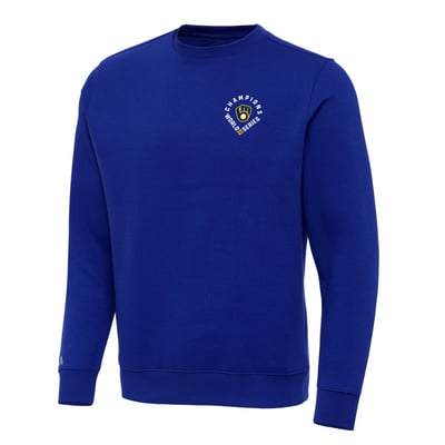  Milwaukee Brewers Antigua 2026 World Series Champions Victory Sweatshirt - Royal