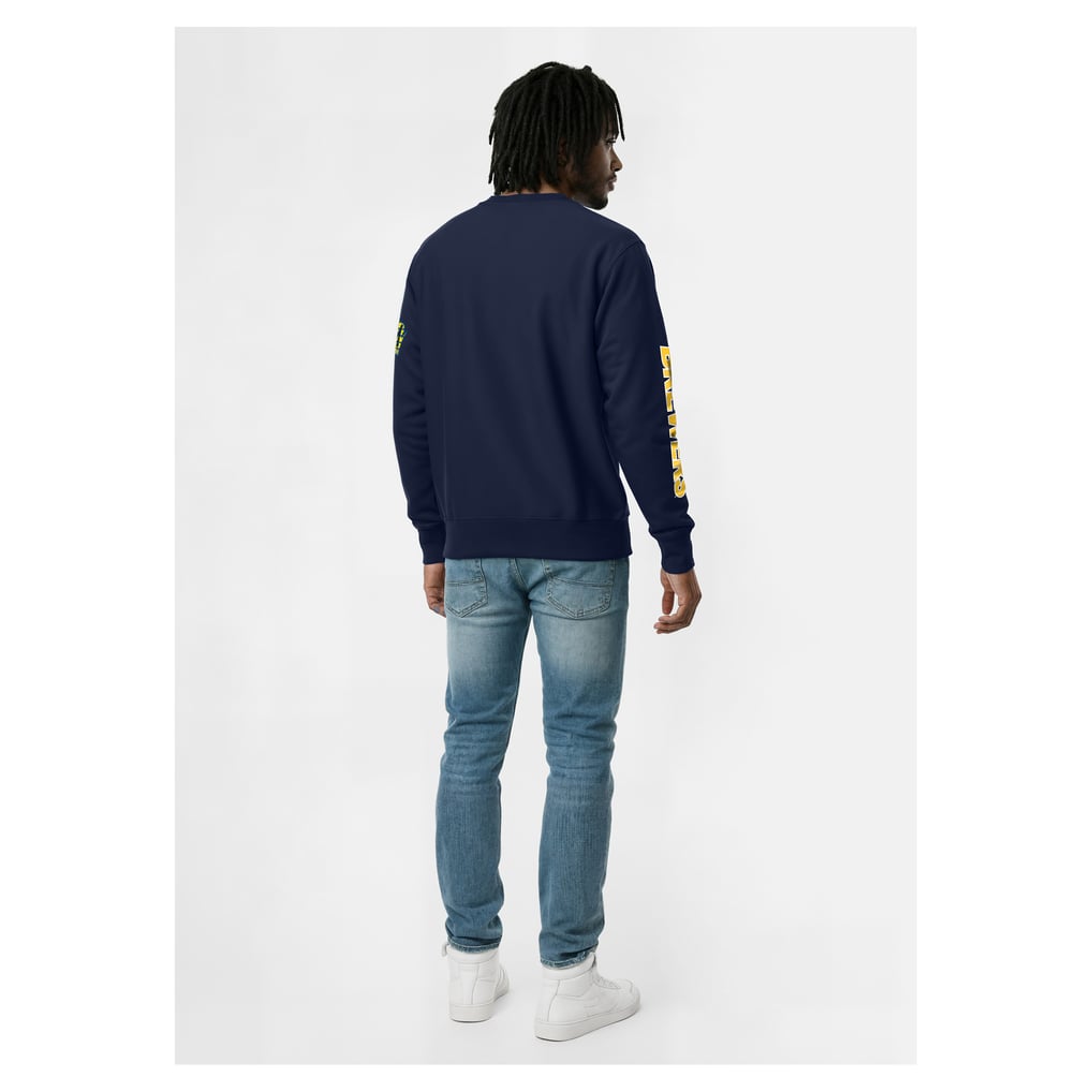  Milwaukee Brewers Champion Reverse Weave Chenille Sweatshirt - Navy
