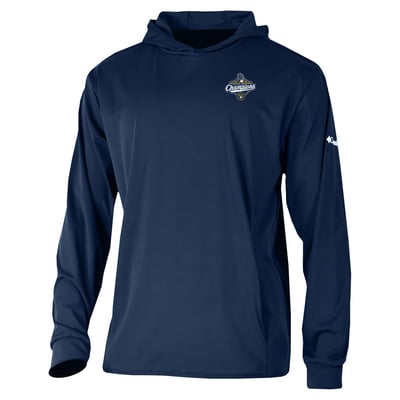  Milwaukee Brewers Columbia 2026 World Series Champions Long Dive Lightweight Hoodie - Navy