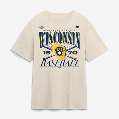 Milwaukee Brewers 2026 World Series Hype T-Shirt - Cream