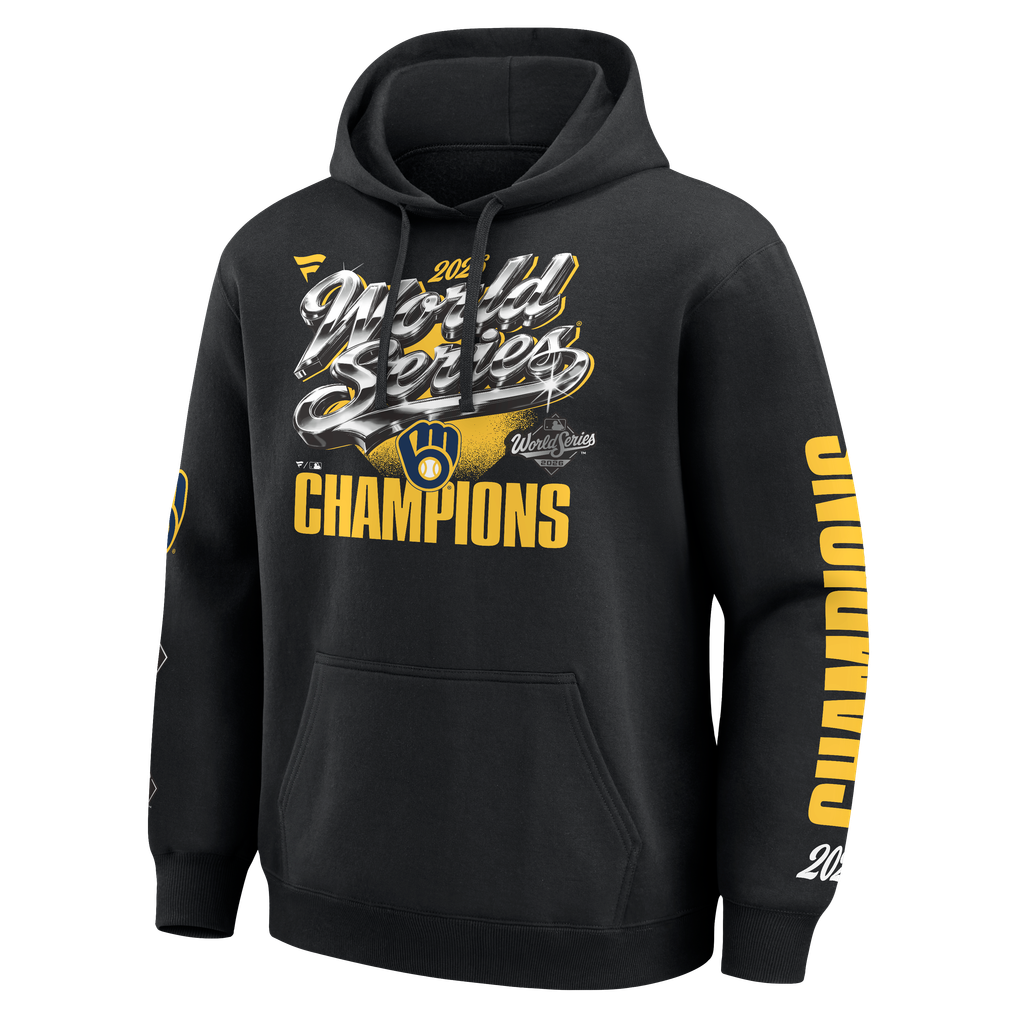 Men's Milwaukee Brewers Fanatics Black 2026 World Series Champions ...