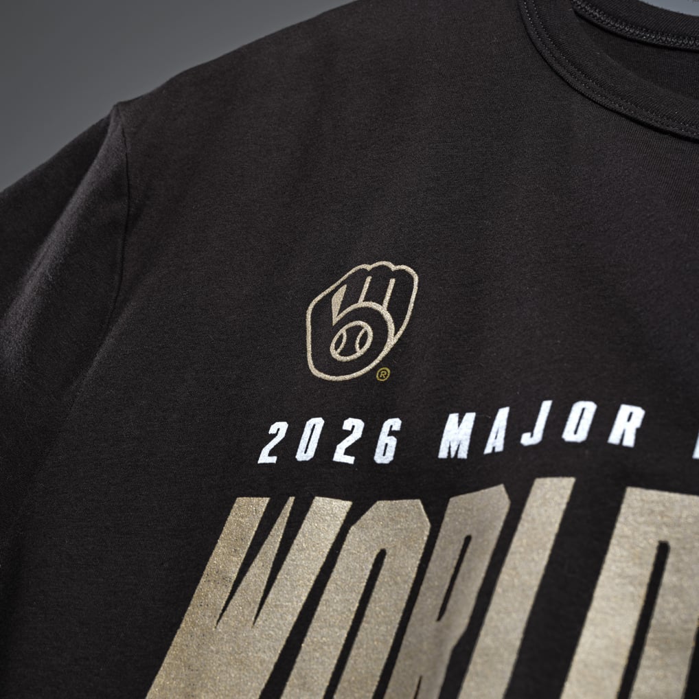 Fanatics Milwaukee Brewers Black 2026 World Series Champions Locker ...