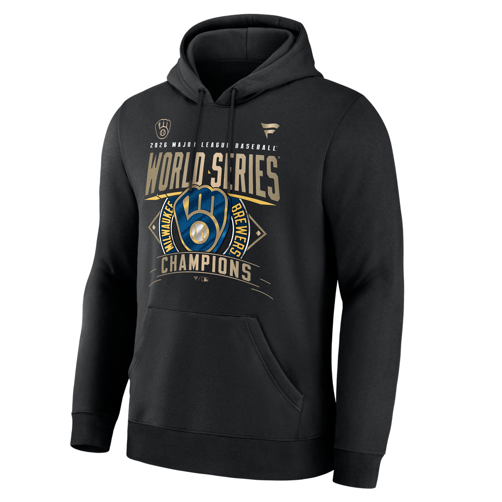 Lockr Rom Men's Milwaukee Brewers Fanatics Black 2026 World Series Champions ...