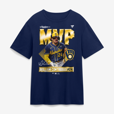William Contreras Milwaukee Brewers Fanatics 2026 World Series MVP T-Shirt - Navy