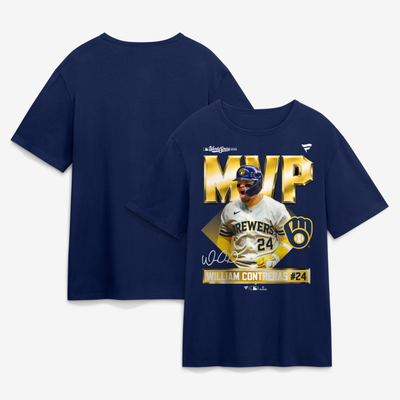 William Contreras Milwaukee Brewers Fanatics 2026 World Series MVP T-Shirt - Navy