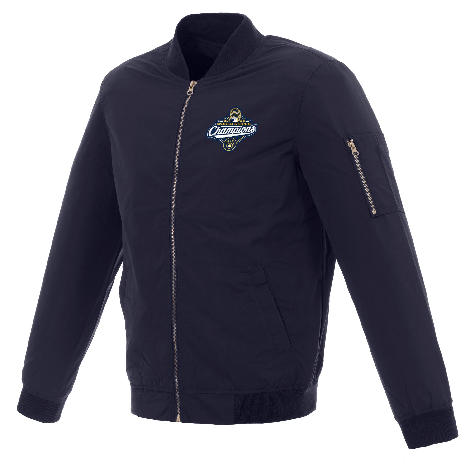 Men's Milwaukee Brewers JH Design Navy 2026 World Series Champions Full ...