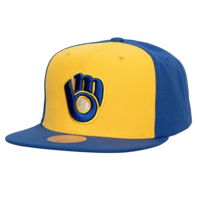 Milwaukee Brewers Mitchell & Ness Cooperstown Collection Snapback Hat - Royal