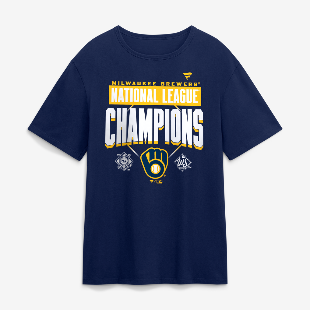 Men's Milwaukee Brewers Navy 2026 National League Champions Big & Tall ...