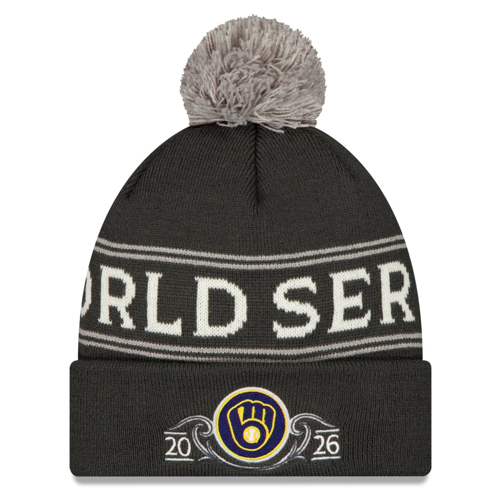 Men's Milwaukee Brewers New Era Charcoal 2026 National League Champions ...