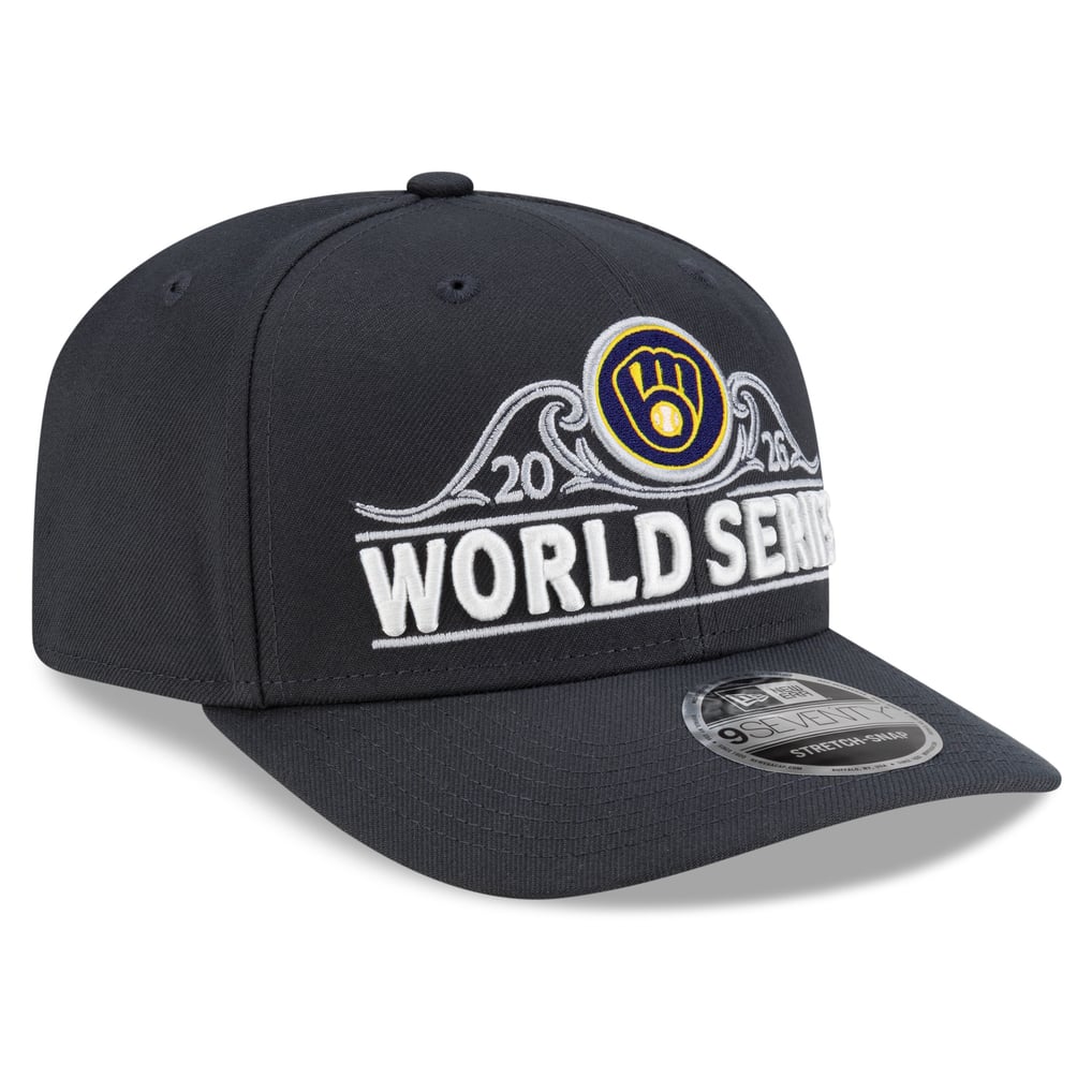 New Era Milwaukee Brewers Charcoal 2026 World Series Locker Room ...
