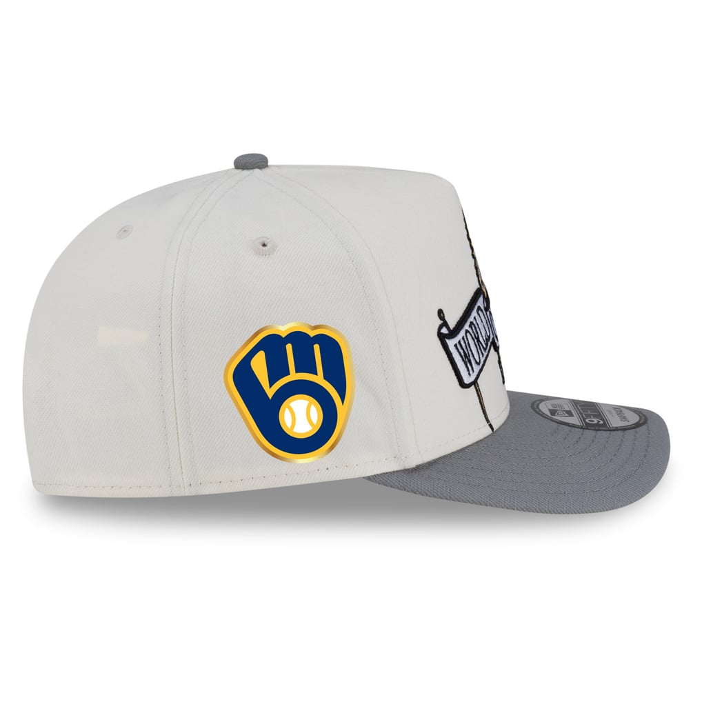 Men's Milwaukee Brewers New Era Cream/Gray 2026 World Series Champions ...