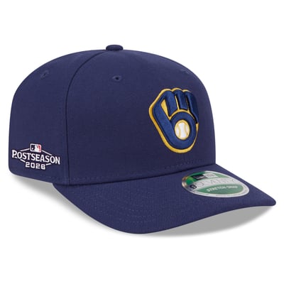 Milwaukee Brewers New Era 2026 MLB Postseason 9SEVENTY Adjustable Hat - Navy