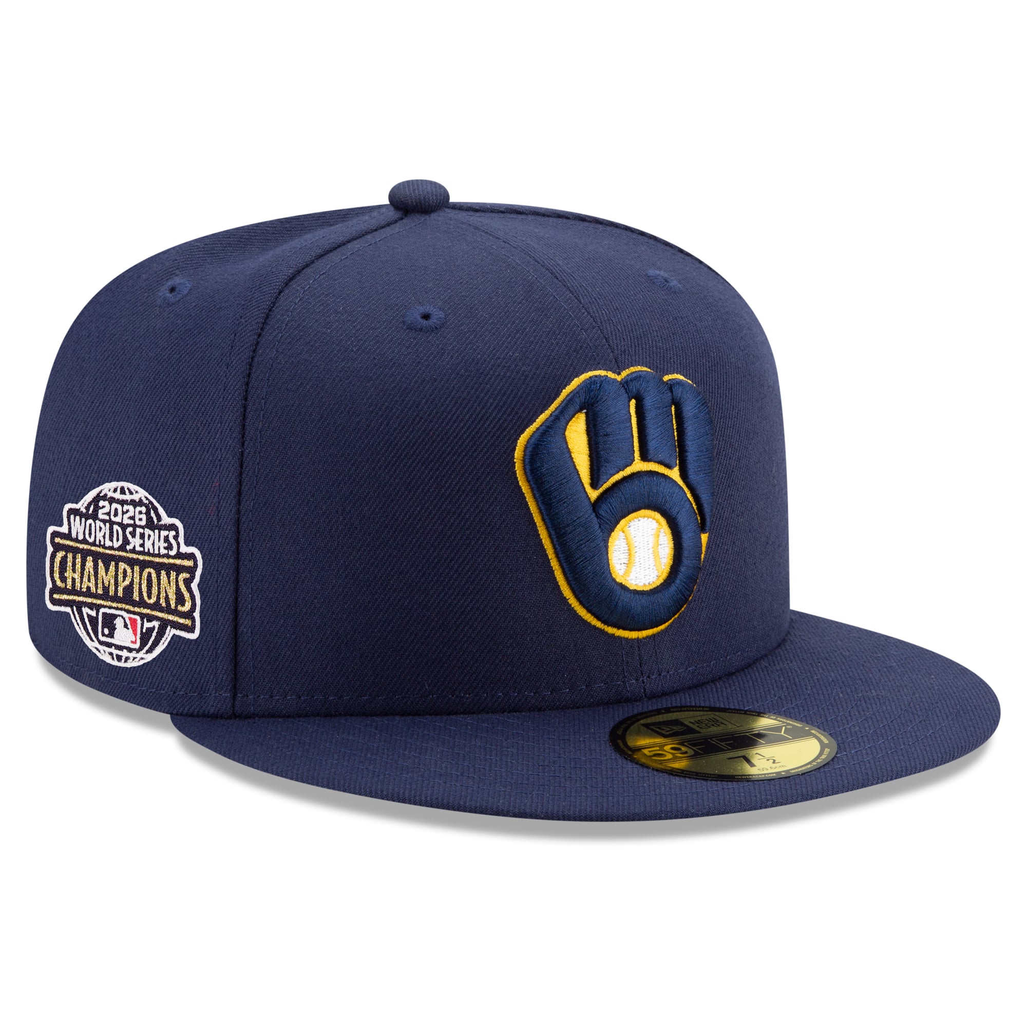 Milwaukee Brewers New Era 2026 World Series Champions Side Patch ...