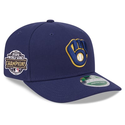 Milwaukee Brewers New Era 2026 World Series Champions Side Patch 9SEVENTY Adjustable Hat - Navy