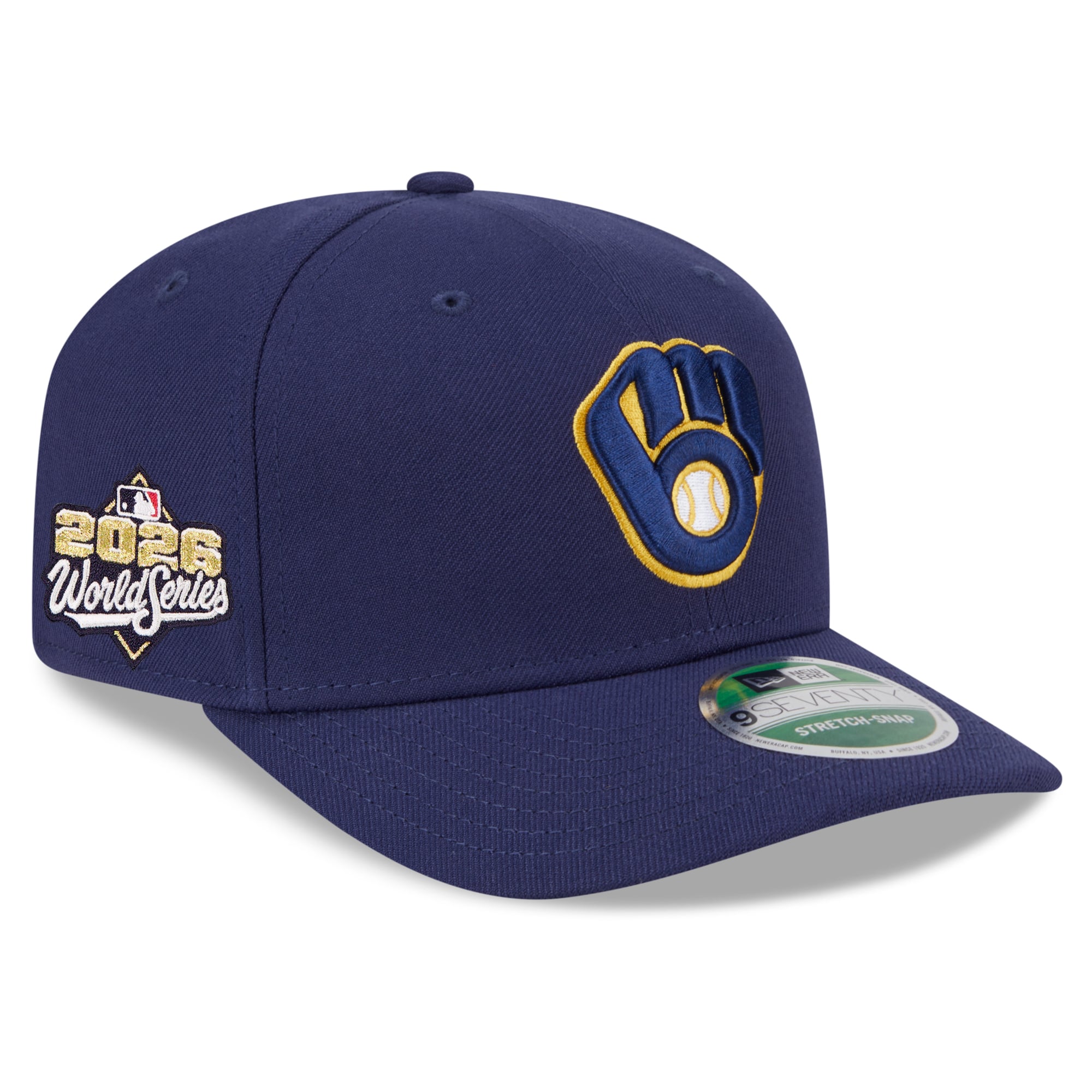 Men's Milwaukee Brewers New Era Navy 2026 World Series Side Patch ...