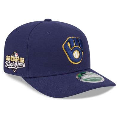 Milwaukee Brewers New Era 2026 World Series Side Patch 9SEVENTY Adjustable Hat - Navy