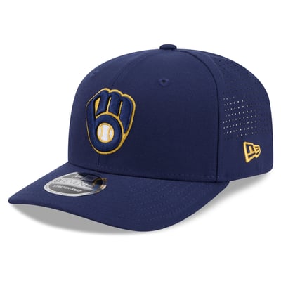  Milwaukee Brewers New Era Performance 9SEVENTY Adjustable Hat - Navy
