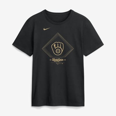 Milwaukee Brewers Nike 2026 World Series T-Shirt - Black