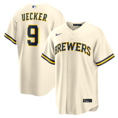 Bob Uecker Milwaukee Brewers Nike Home Replica Jersey - Cream