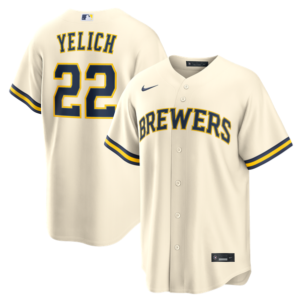 Jersey Christian Yelich #22 Milwaukee Brewers