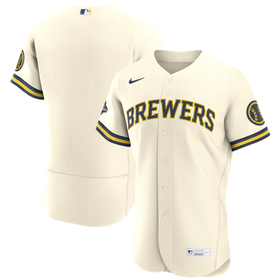 Milwaukee Brewers Nike 2026 World Series Champions Home Authentic Jersey - Cream