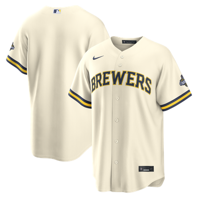 Milwaukee Brewers Nike 2026 World Series Champions Home Replica Jersey - Cream