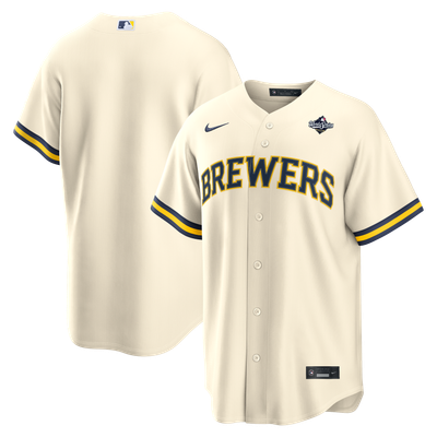 Milwaukee Brewers Nike 2026 World Series Home Replica Jersey - Cream