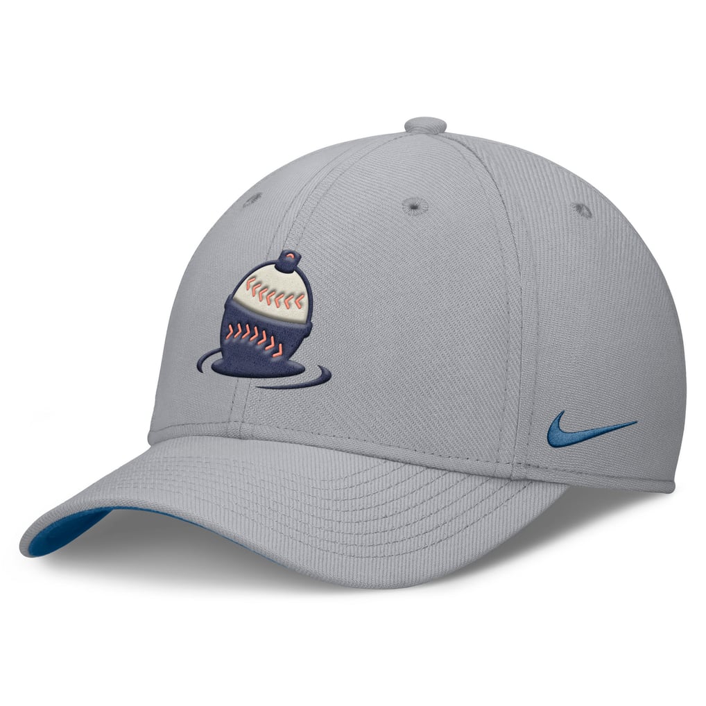 Men's Milwaukee Brewers Nike Gray 2026 City Connect Rise Dri-FIT Flex Hat