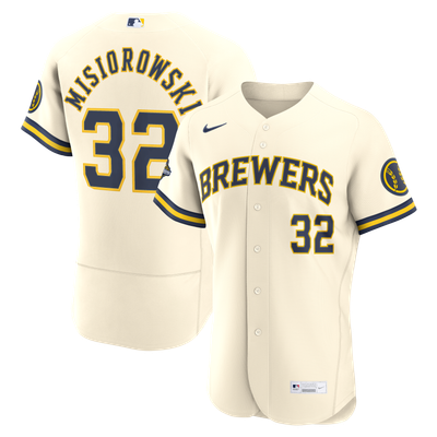Jacob Misiorowski Milwaukee Brewers Nike 2026 World Series Champions Home Authentic Jersey - Cream