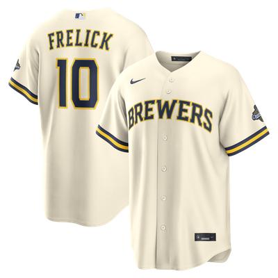 Sal Frelick Milwaukee Brewers Nike 2026 World Series Champions Home Replica Jersey - Cream