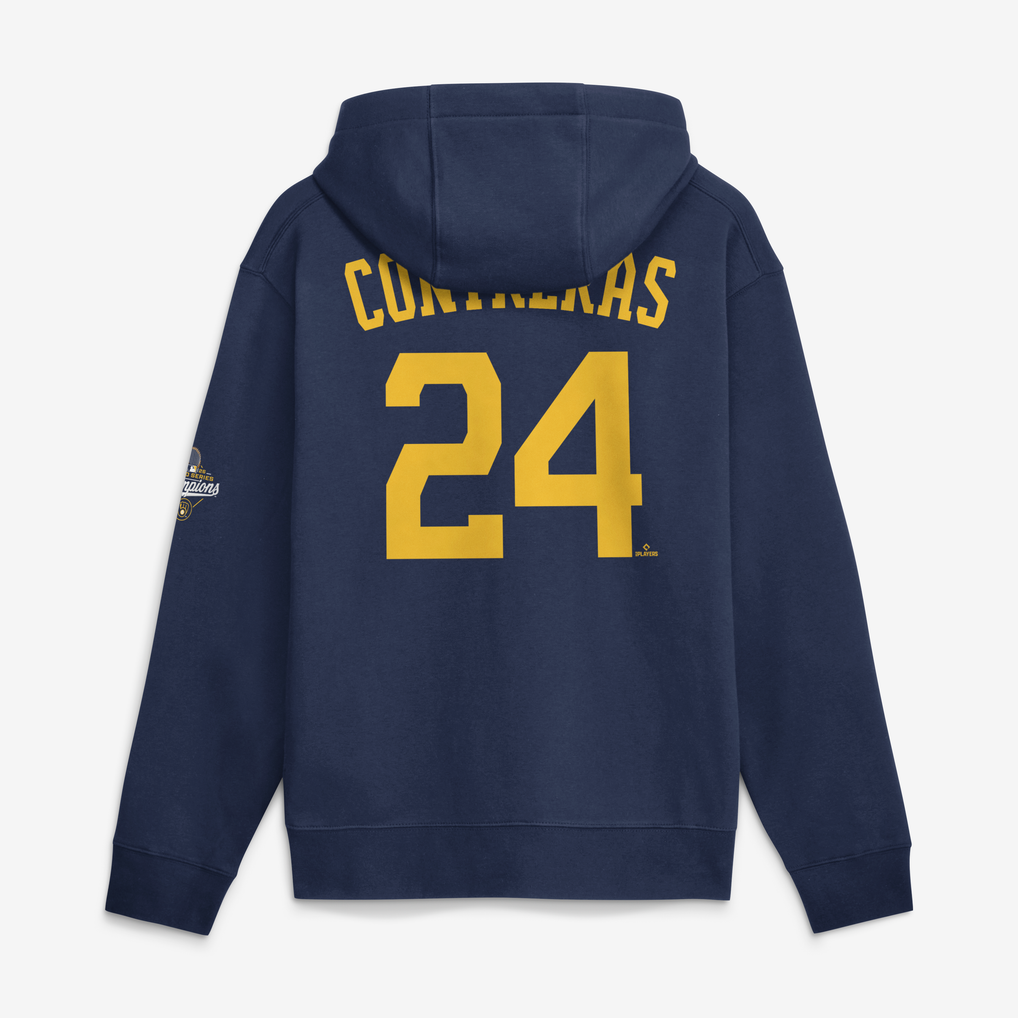 Men's Milwaukee Brewers William Contreras Nike Navy 2026 World Series ...