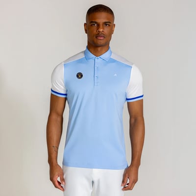  Milwaukee Brewers Redvanly Sydney Polo - Light Blue/White