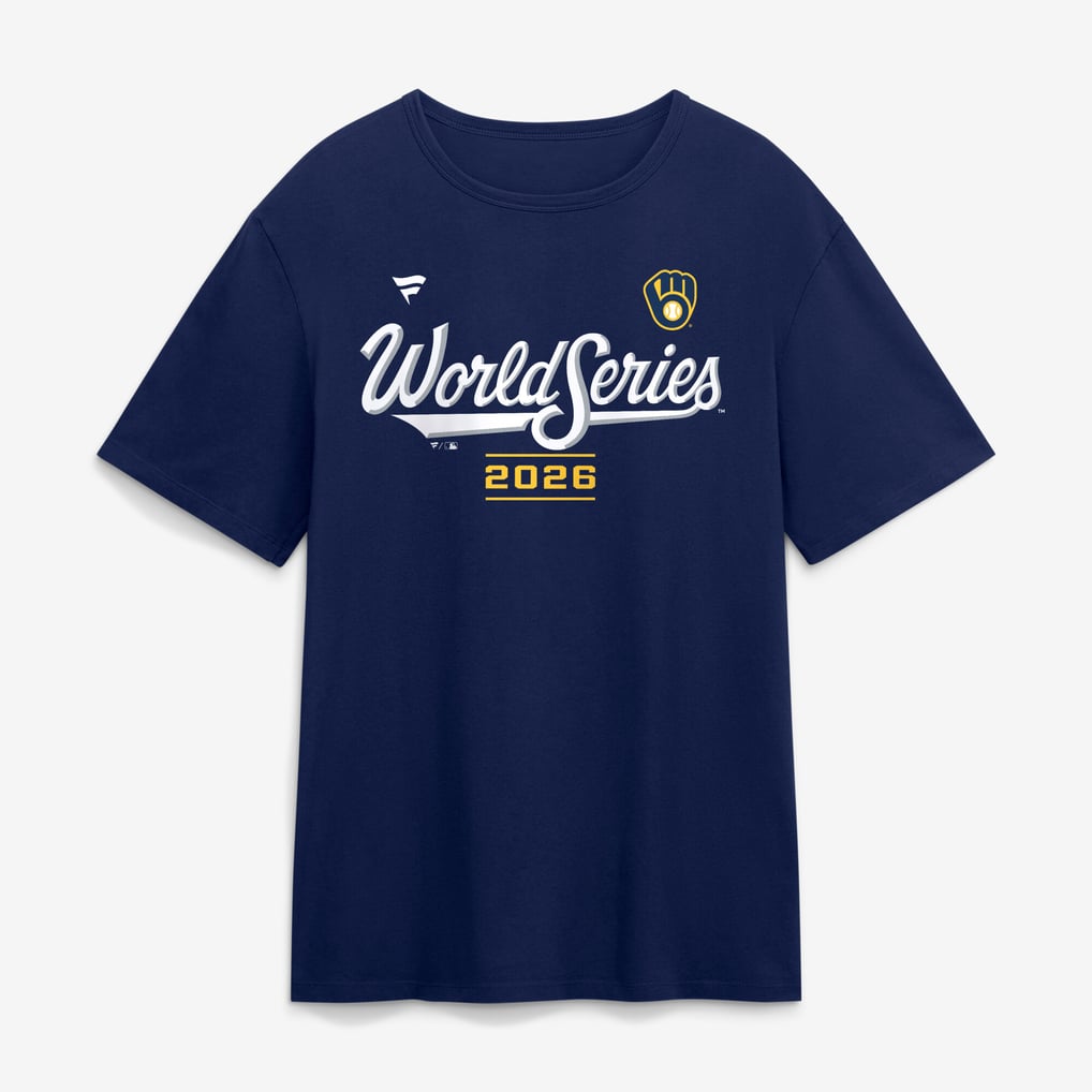 P Numer Men's Milwaukee Brewers Sal Frelick Navy 2026 World Series Name ...