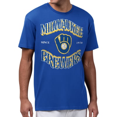  Milwaukee Brewers Starter Take Me Out T-Shirt - Royal