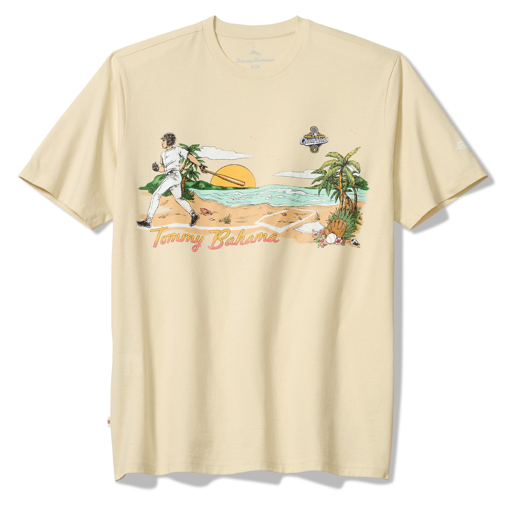 Men's Milwaukee Brewers Tommy Bahama Cream 2026 World Series Champions ...