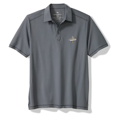 Milwaukee Brewers Tommy Bahama 2026 World Series Champions Costa Wave IslandZone Polo - Gray