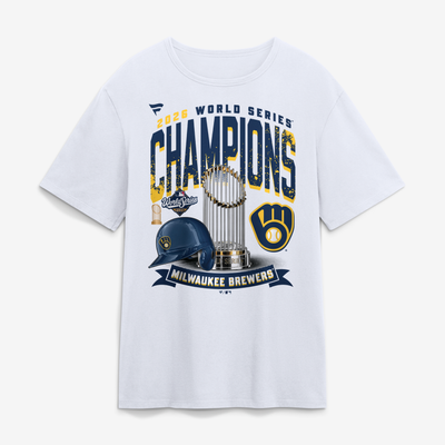 Milwaukee Brewers 2026 World Series Champions Wild Pitch T-Shirt - White