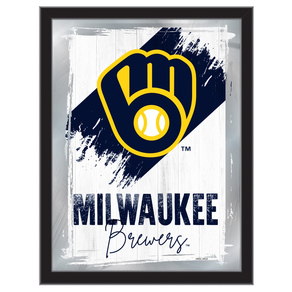 Milwaukee Brewers 17 x 22" Wall Mirror