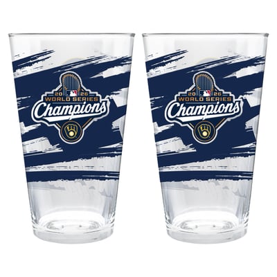 Milwaukee Brewers 2026 World Series Champions 16oz. Pint Glass Set