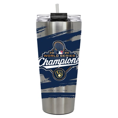 Milwaukee Brewers 2026 World Series Champions 30oz. Big Slim Travel Tumbler