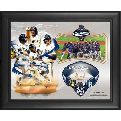 Milwaukee Brewers Fanatics Authentic 2026 World Series Champions Framed 13" x 16" Collage 