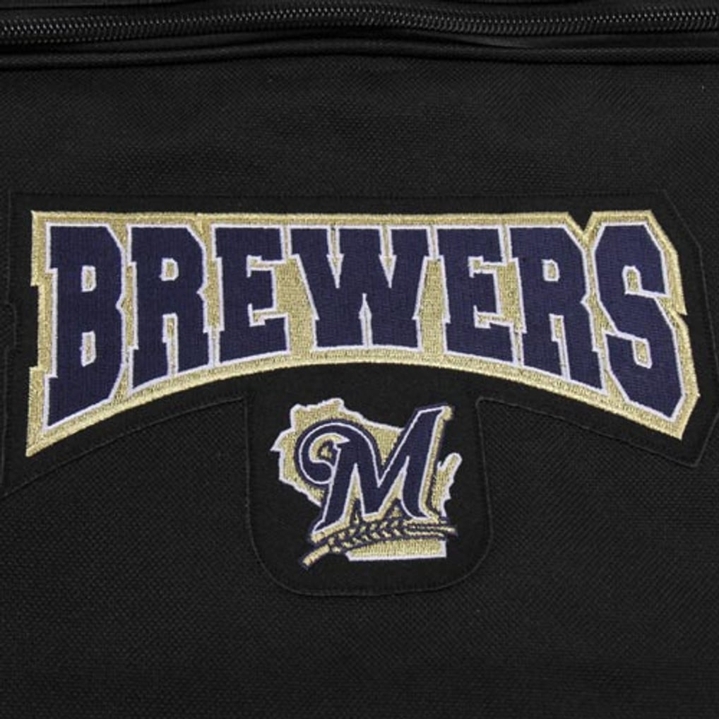 Milwaukee Brewers Black Domestic Duffel Bag