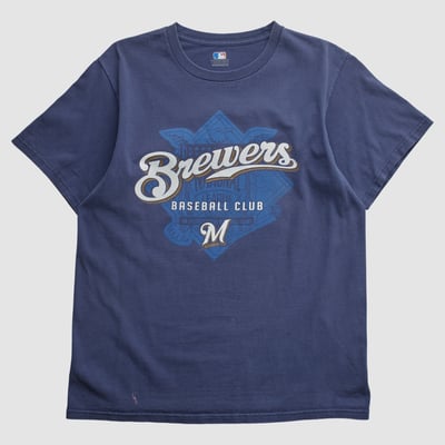 Milwaukee Brewers Genuine Merchandise 2010s T-shirt - Navy - S by Fanatics Real Vintage