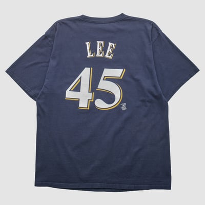 Milwaukee Brewers Majestic 2000s T-shirt - Navy - XL by Fanatics Real Vintage
